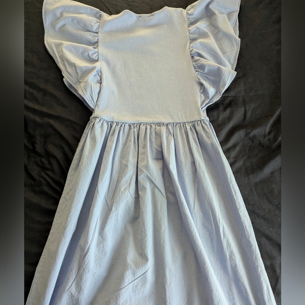 Zara Ribbed Bodice Dress - Picture 3 of 9